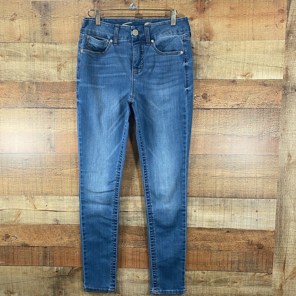 Seven7 Slimming Tummyless High Rise Stretchy Skinny Jeans Size 4